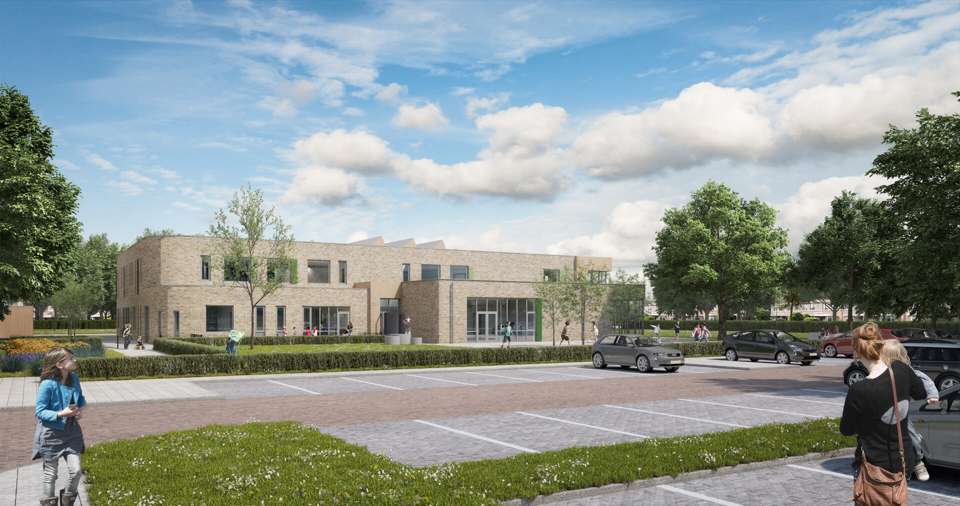 Nieuwbouw Integraal Kindcentrum te Leusden Bouwbedrijf Klomps