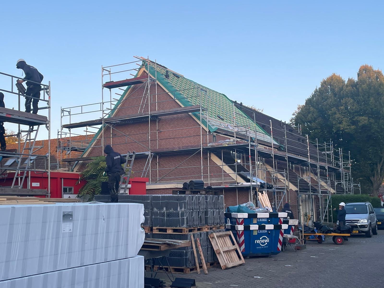 Woning Doesburg in aanbouw